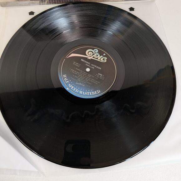 Michael Jackson Thriller Vinyl 1982 CBS Half Speed Master Audiophile LP EX/NM - Picture 2 of 12